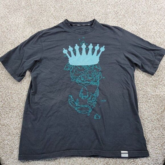 Vintage Sean John T Shirt Mens XL Black True Kings Never Die Double Sided - Picture 1 of 7